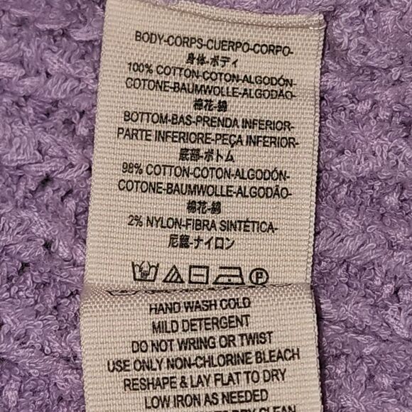 Free People Womens Purple Best Of You V Neck Sweater Medium - Picture 4 of 4